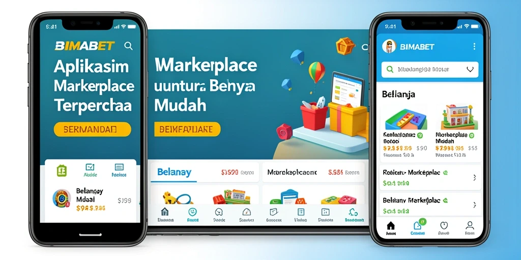 Tampilan antarmuka utama aplikasi BIMABET yang menarik dan mudah digunakan.