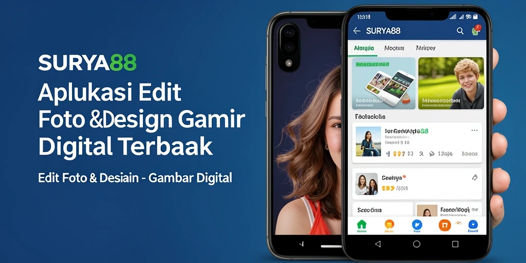 Tampilan antarmuka pengguna SURYA88 yang user-friendly dan modern.