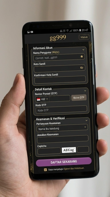 Buat Akun Baru gg999 Dengan Mudah